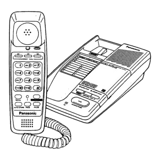 Panasonic KX-T2388 Service Manual And Technical Manual