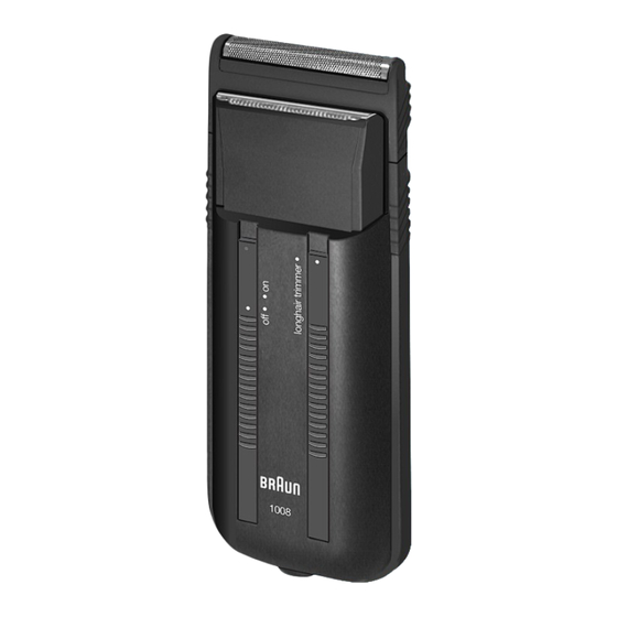 Braun 1013 Manual