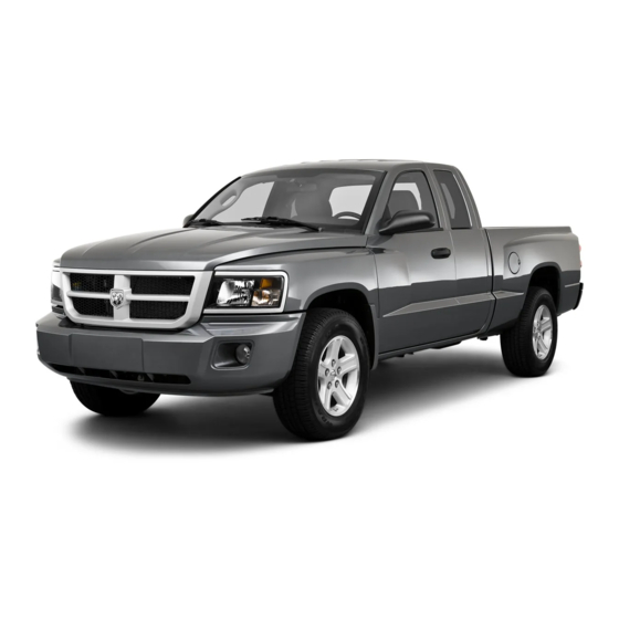 Dodge Dakota 2011 Owner's Manual
