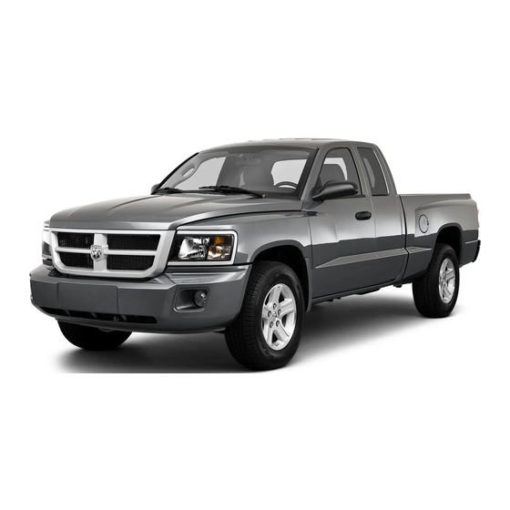 Dodge Dakota 2011 Owner's Manual