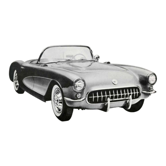 Chevrolet Corvette 2934 1956 Manuals