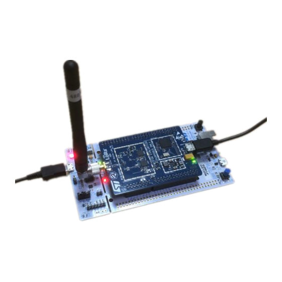 RisingHF ST Nucleo LoRa GW User Manual