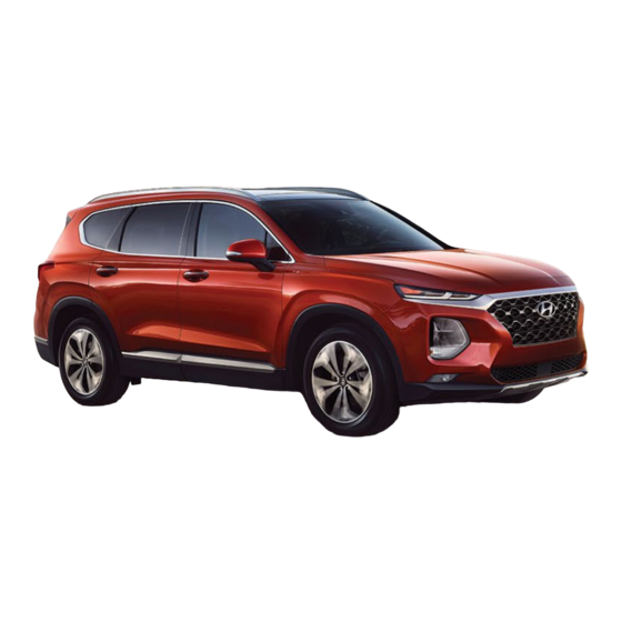 Hyundai SANTA FE 2019 Getting Started Manual