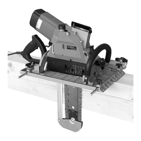 Mafell ZS 260 E Operating Instructions Manual
