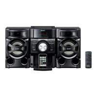 Sony MHCEC99i - 530 Watts DSGX Bass Mini Hi-Fi Shelf Audio System Specification Sheet