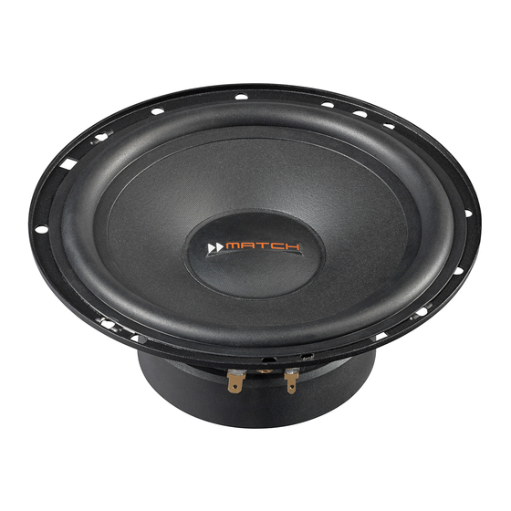 Audiotec Fischer Match MS 62C Manual