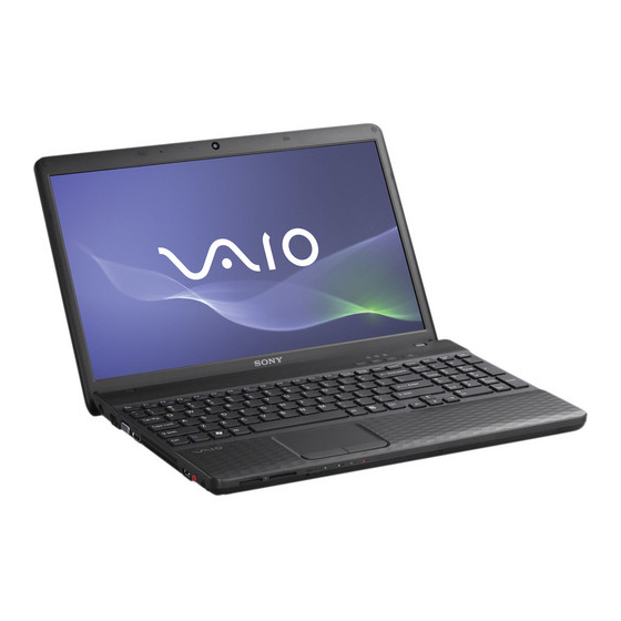 Sony VAIO VPCEH17FXB Specifications