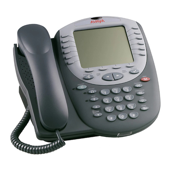 Avaya 2420 Quick Reference Manual