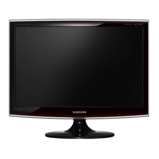 Samsung T240HD Service Manual