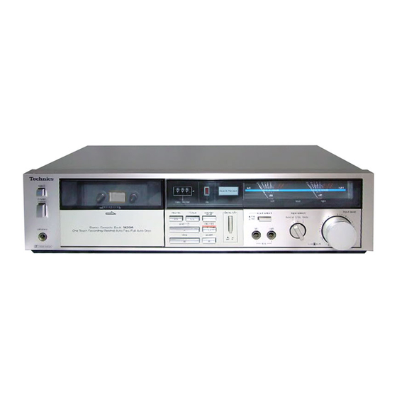 Technics RS-M206 Service Manual