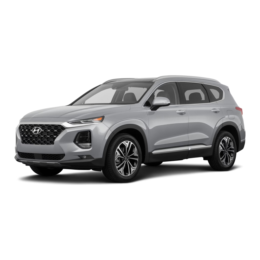 Hyundai SANTA FE 2019 Manual