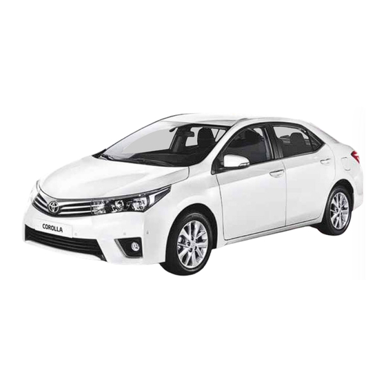 Toyota 2013 Corolla Quick Manual