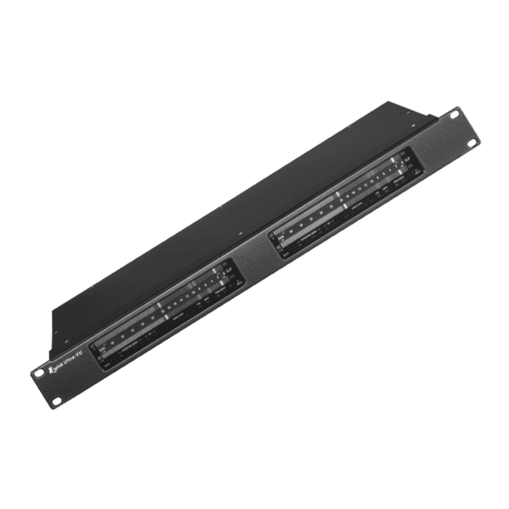 User Manuals: Logitek ULTRA-VU Bargraph Audio Meter