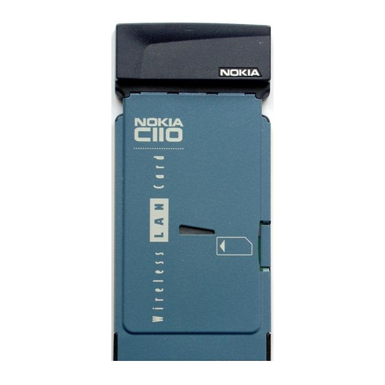Nokia C110 Installation Manual