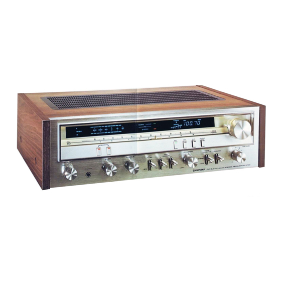 Pioneer SX-820 Service Manual