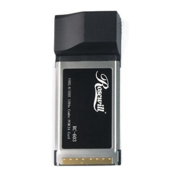 Rosewill RC603 User Manual