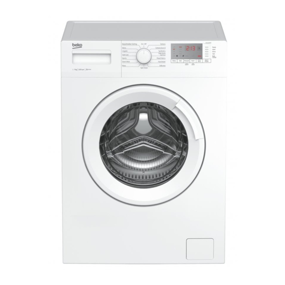 Beko WTG721M1W User Manual