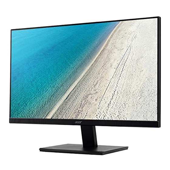 ACER V247YU BMIIPX USER MANUAL Pdf Download | ManualsLib