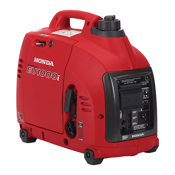 Honda EU1000T1AG Owner's Manual