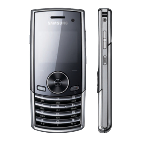 Samsung SGH-L170 Quick Start Manual