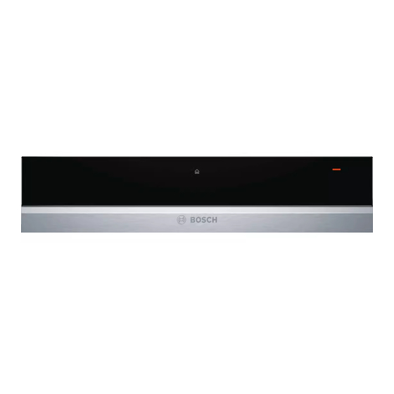 Bosch BIC630NS1W Instruction Manual