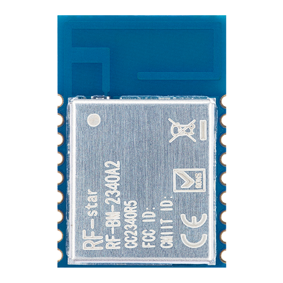 RF-Star RF-BM-2340A2 CC2340R5 Manual