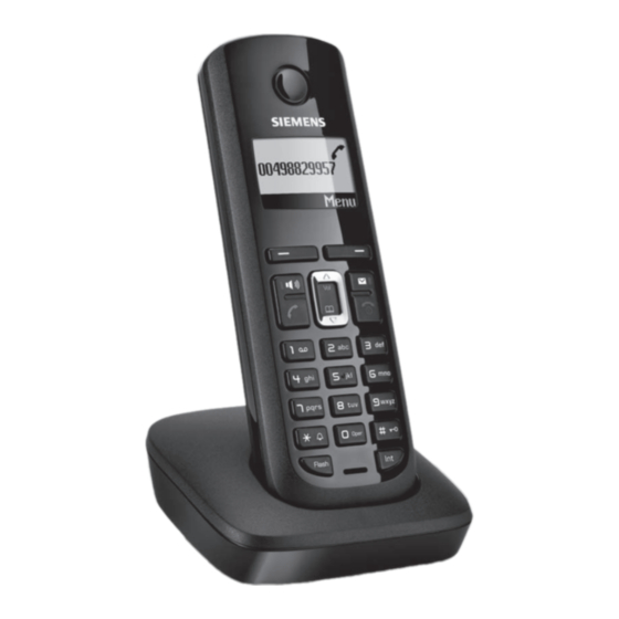 Gigaset a58h Manual