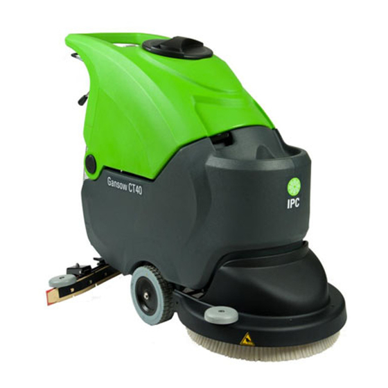 IPC Gansow CT40 ECS MICRO SCRUB Quick Manual