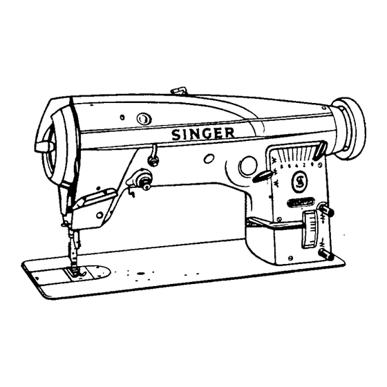 Singer 457G105 Illustrated Parts List