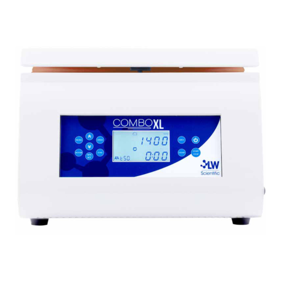 LW Scientific ComboXL Centrifuge Instruction Manual