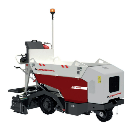 Fayat Group DYNAPAC F80W Service Book