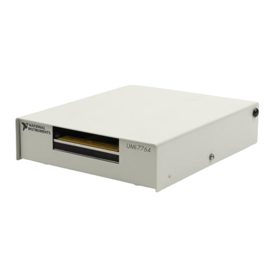 National Instruments UMI-7664 User Manual And Specifications