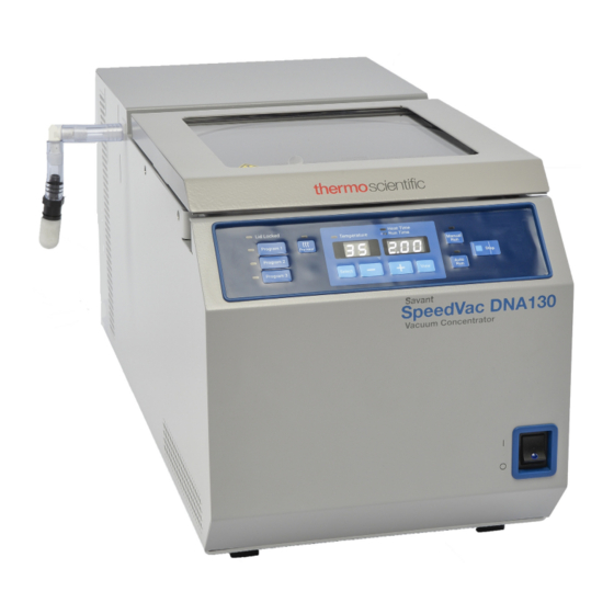 ThermoFisher Scientific SpeedVac DNA130 Installation And Operations