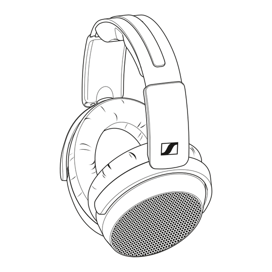 Sennheiser HD 490 PRO Quick Manual