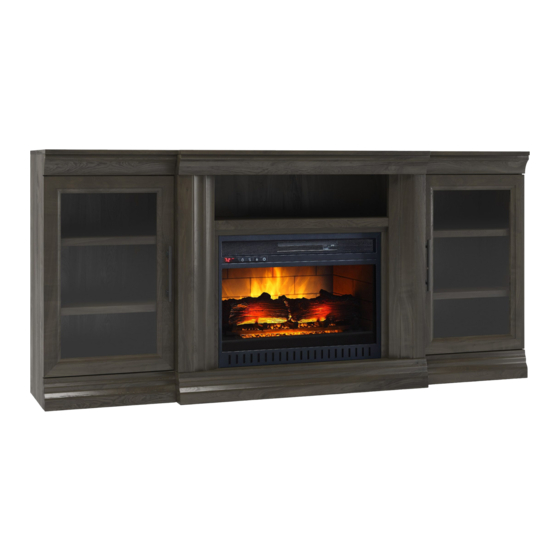 Whalen Bookcase Media Fireplace Instruction Manual