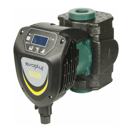 DAB EVOPLUS SMALL 60/180 M Instruction For Installation And Maintenance