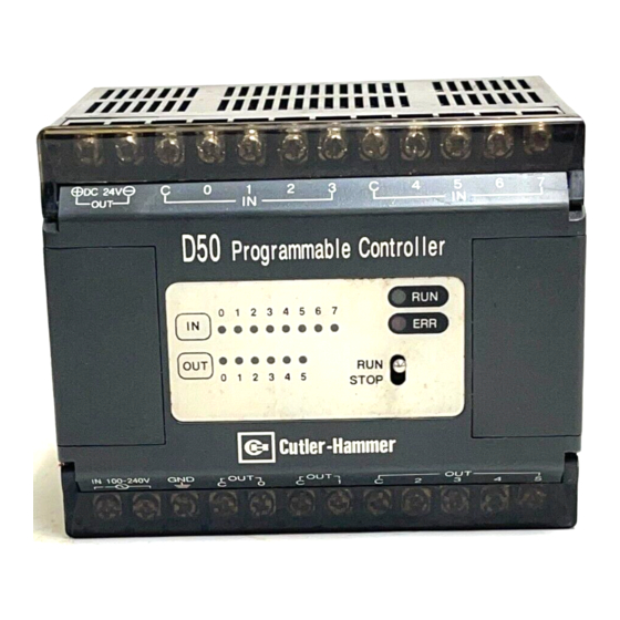Cutler-Hammer D50 User Manual