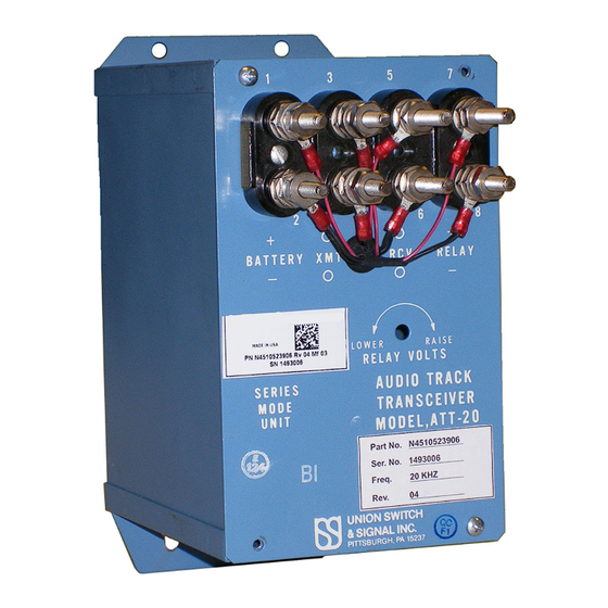 Hitachi ATT-20 Installation, Operation, Troubleshooting
