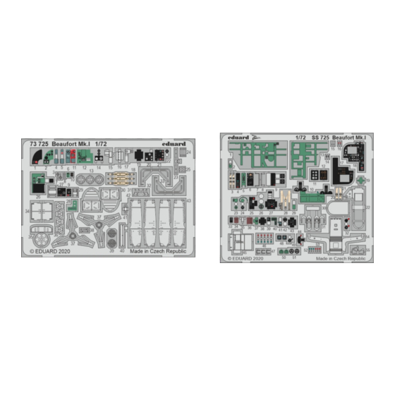 Eduard 73 725 Manual