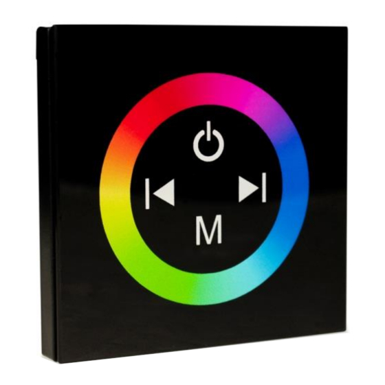 EnvironmentalLights.com touch-panel-rgb Quick Start Manual