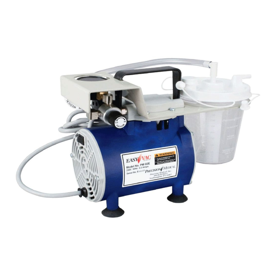 Precision Medical Easy Vac PM60-3HG Quick Start Manual