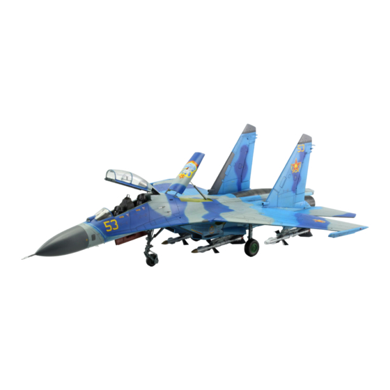 Eduard Su-27UB exterior Manual