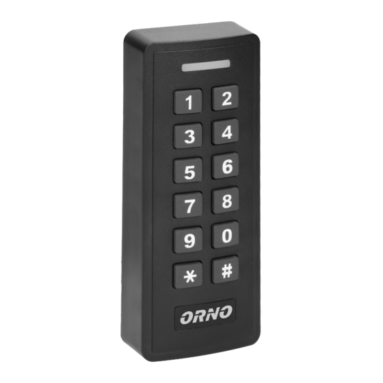 Orno OR-ZS-820 User Manual
