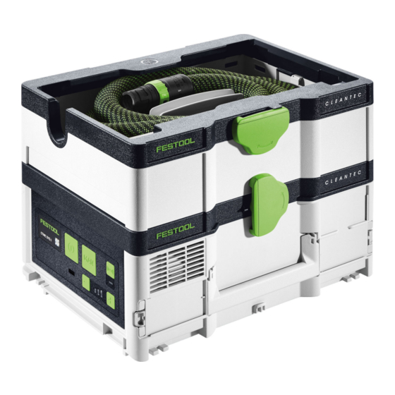 Festool CTLC SYS I Dust Extractor Manuals