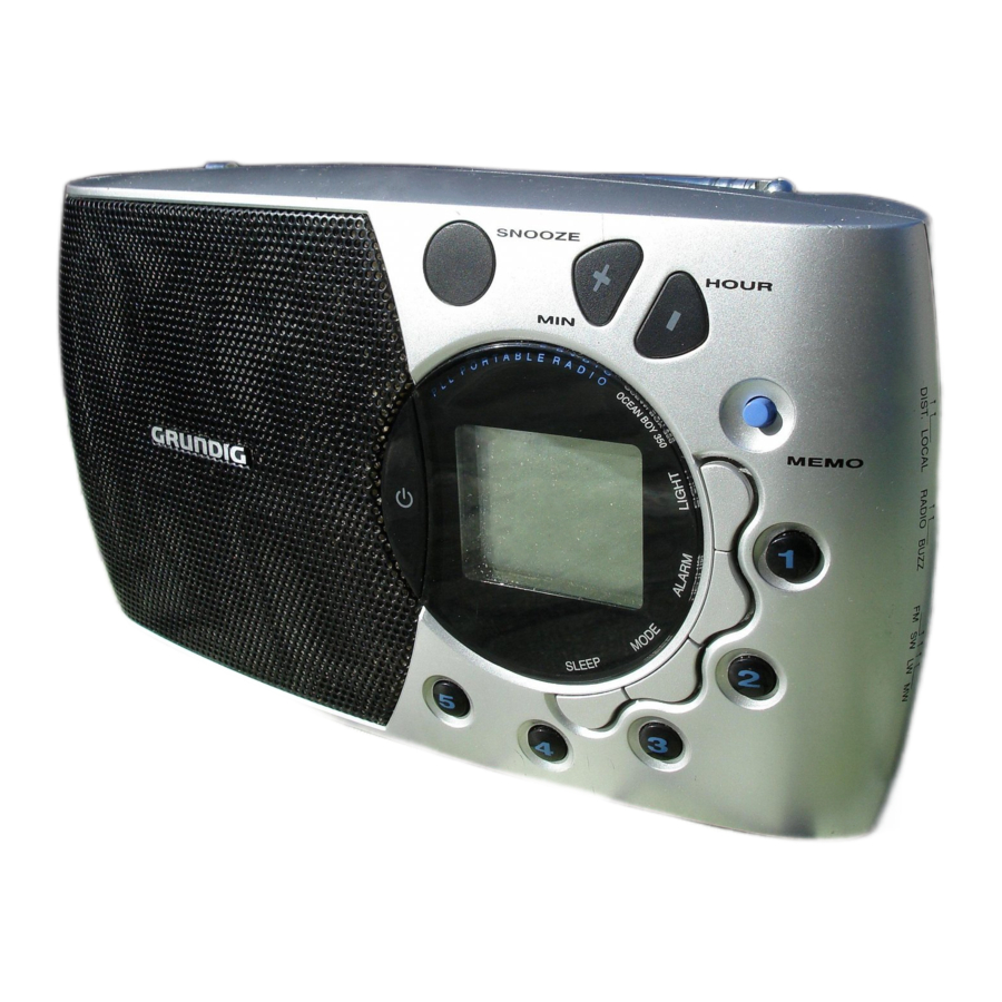 Grundig Ocean Boy 350 World Receiver Manual