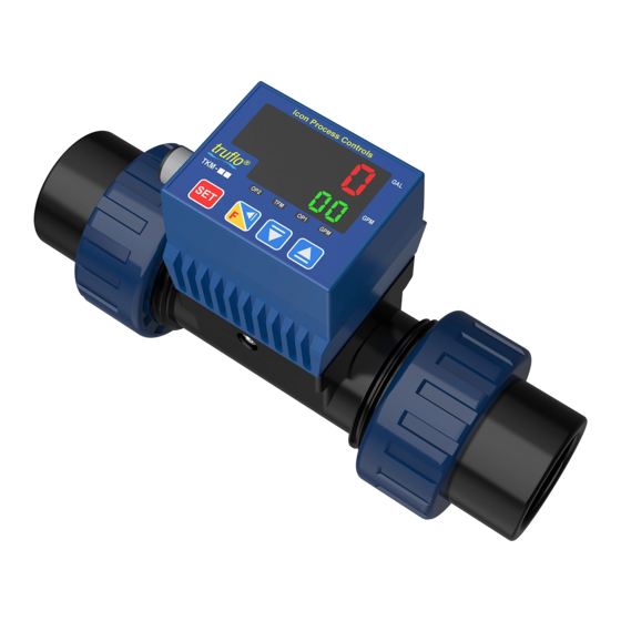 ICON truflo TKP Series Quick Start Operating Manual