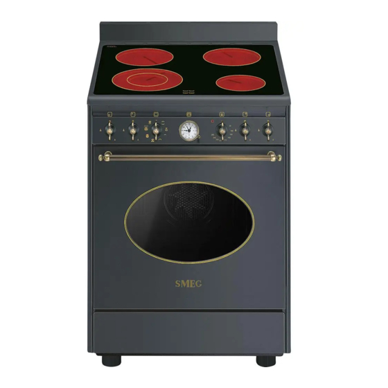 SMEG CO68CMA8 Range Cooker Manuals