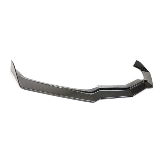 APR PERFORMANCE FA-208005 Installation Manual