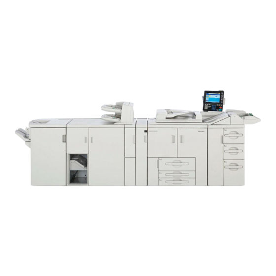 Lanier Pro 907EX Quick Manual