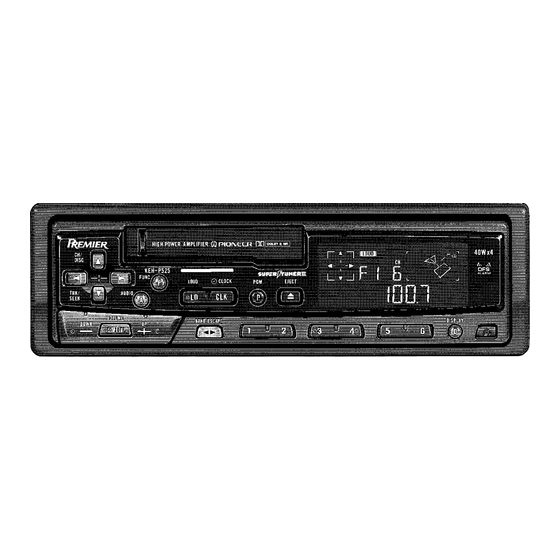 Pioneer KEH-P525 Service Manual